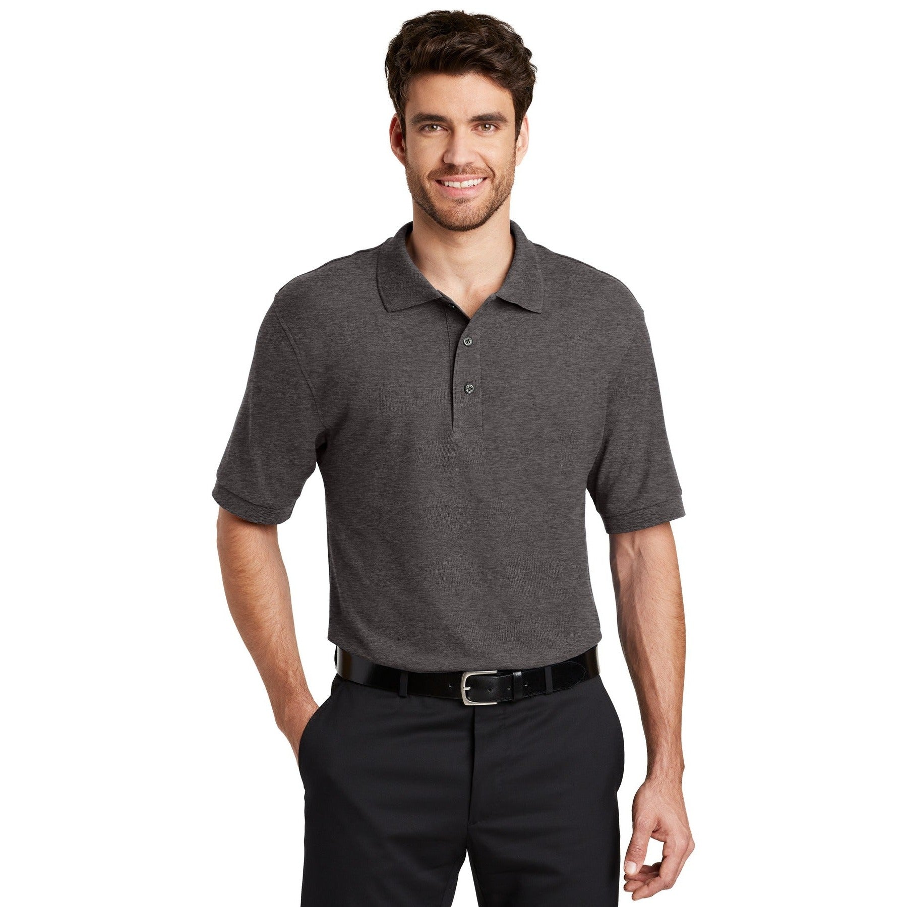 Port Authority-Port Authority® Silk Touch™ Polo K500 1/2-MedTech-5