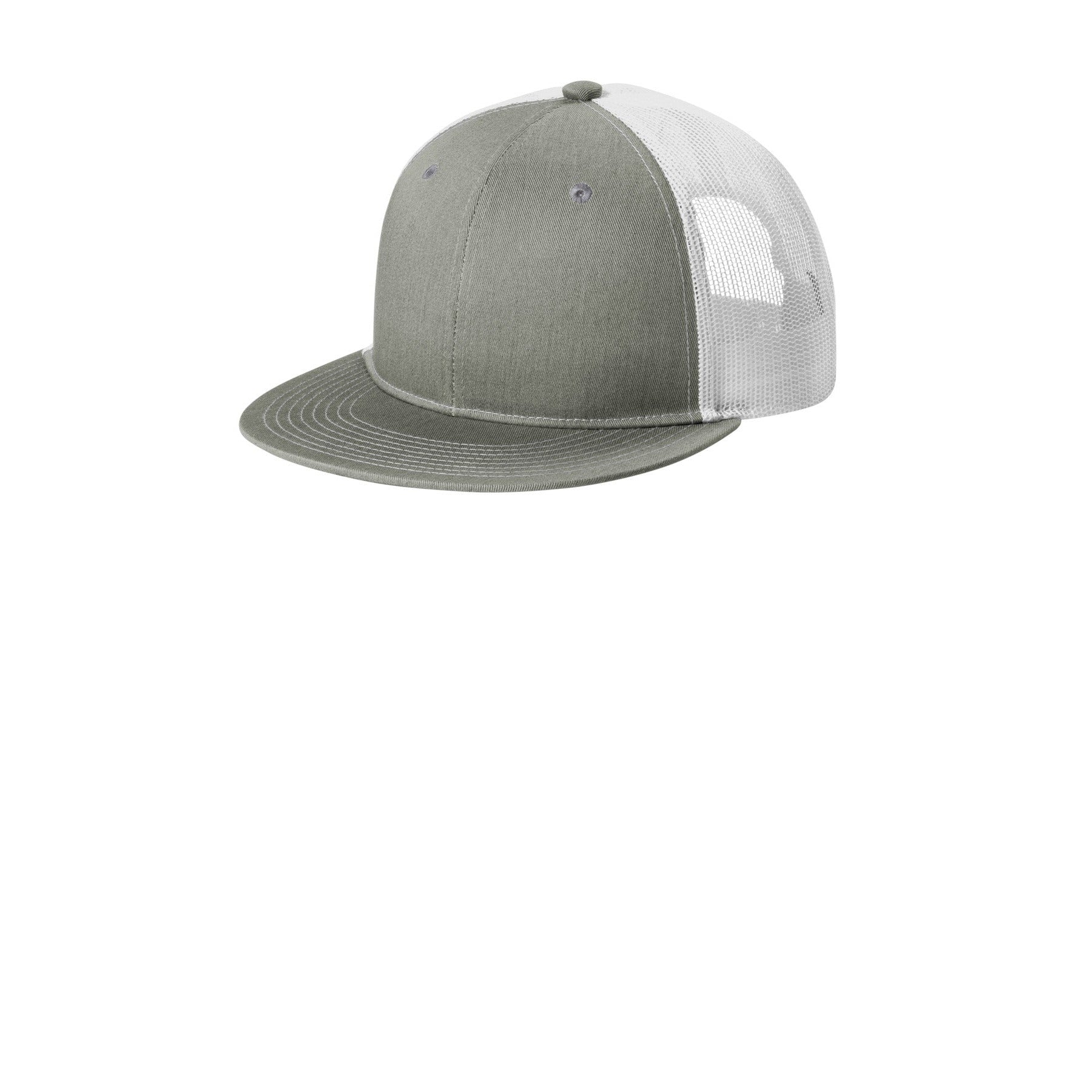 Port Authority-Port Authority® Snapback Flat Bill Trucker Cap C117-MedTech-3