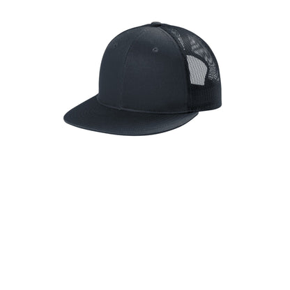 Port Authority-Port Authority® Snapback Flat Bill Trucker Cap C117-MedTech-4