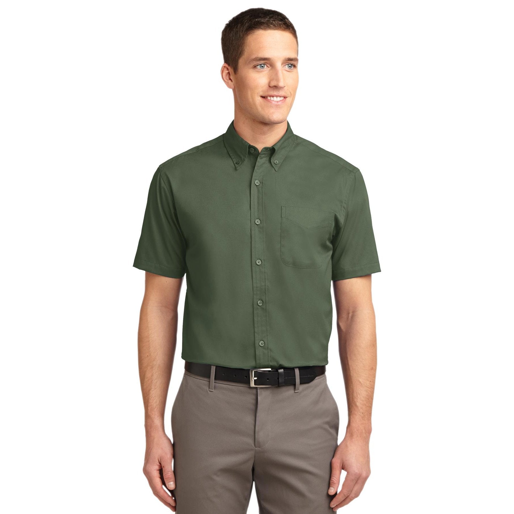 Port Authority-Port Authority® Tall Short Sleeve Easy Care Shirt. TLS508-MedTech-3