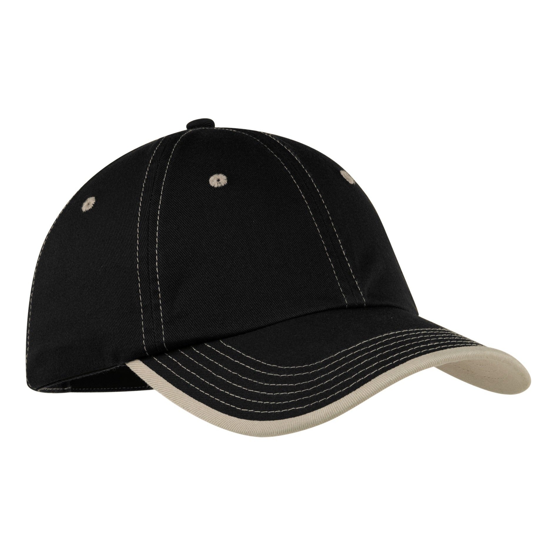 Port Authority-Port Authority® Vintage Washed Contrast Stitch Cap. C835-MedTech-1