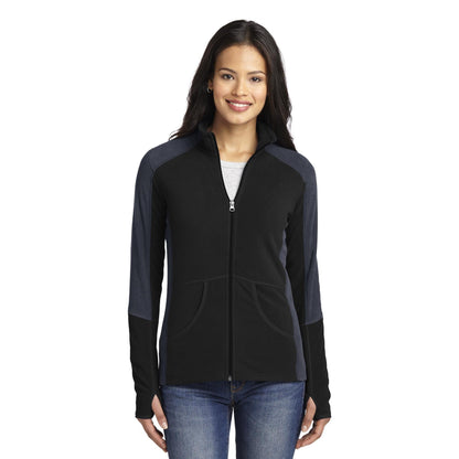 Port Authority-Port Authority® Women's Colorblock Microfleece Jacket. L230-MedTech-1