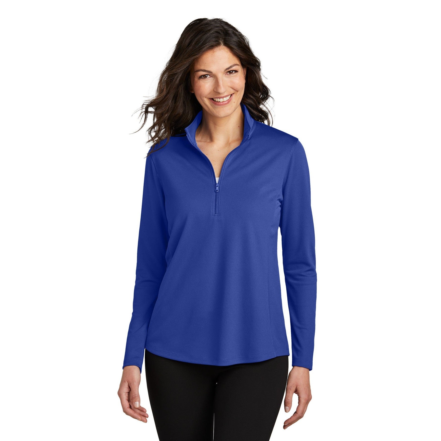 Port Authority-Port Authority® Women's Dry Zone® UV Micro-Mesh 1/4-Zip LK112-MedTech-5