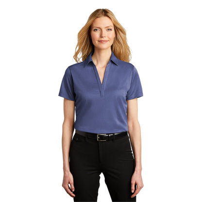 Port Authority-Port Authority ® Women's Heathered Silk Touch ™ Performance Polo. LK542-MedTech-6