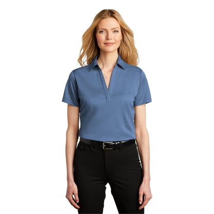 Port Authority-Port Authority ® Women's Heathered Silk Touch ™ Performance Polo. LK542-MedTech-4