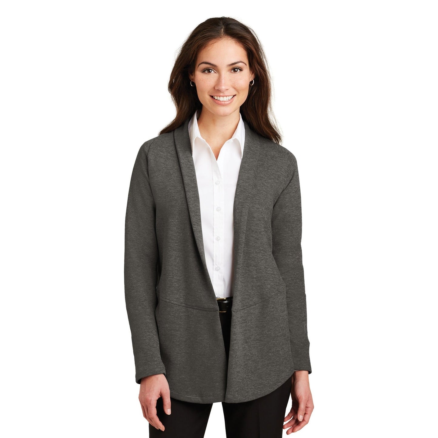 Port Authority-Port Authority® Women's Interlock Cardigan. L807-MedTech-1