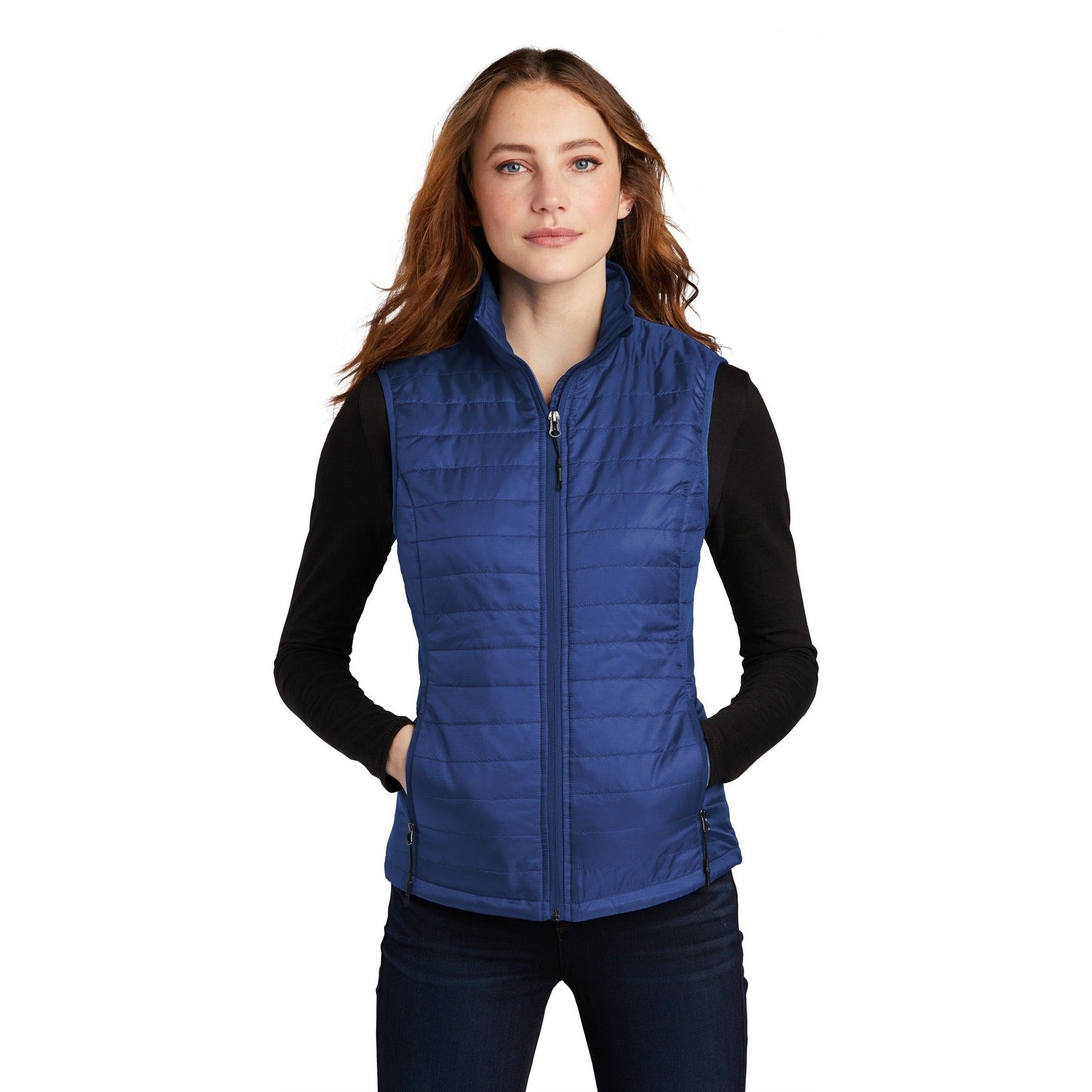 Port Authority-Port Authority ® Women's Packable Puffy Vest L851-MedTech-1