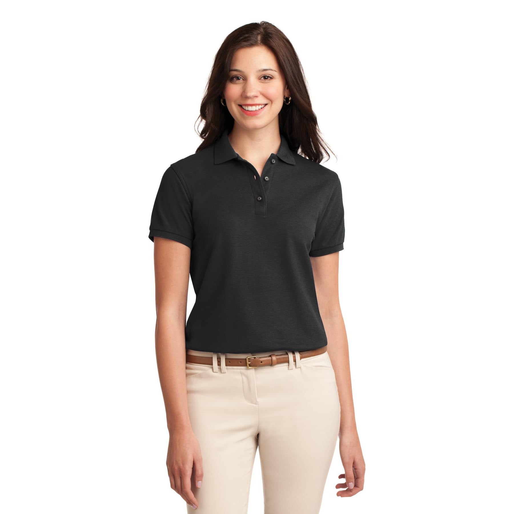 Port Authority-Port Authority® Women's Silk Touch™ Polo. L500 1/2-MedTech-2