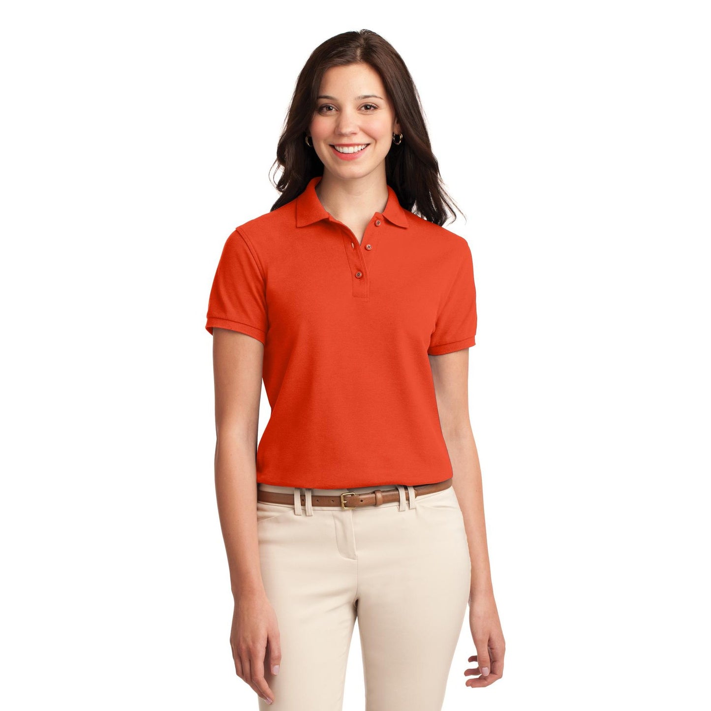 Port Authority-Port Authority® Women's Silk Touch™ Polo. L500 1/2-MedTech-21