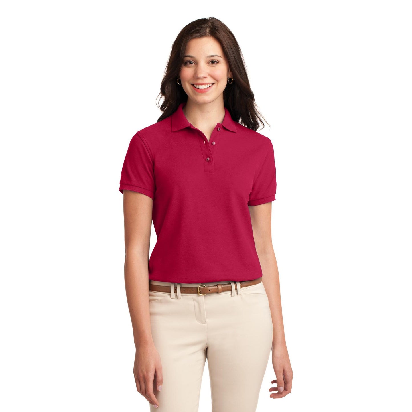 Port Authority-Port Authority® Women's Silk Touch™ Polo. L500 1/2-MedTech-23