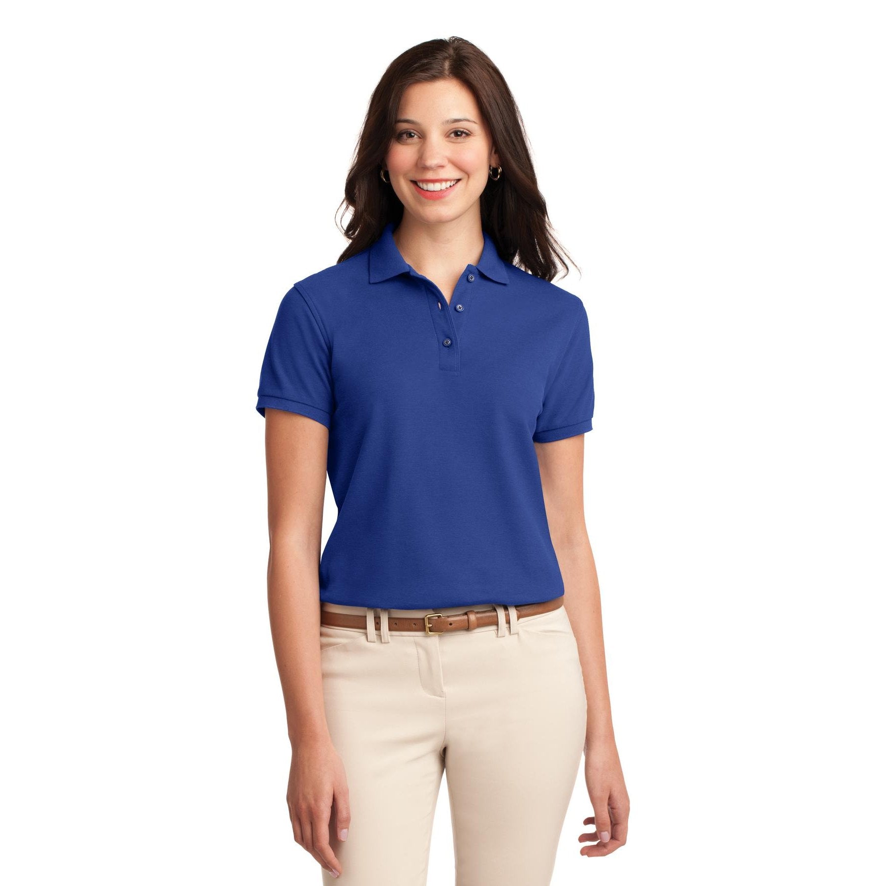 Port Authority-Port Authority® Women's Silk Touch™ Polo. L500 1/2-MedTech-24