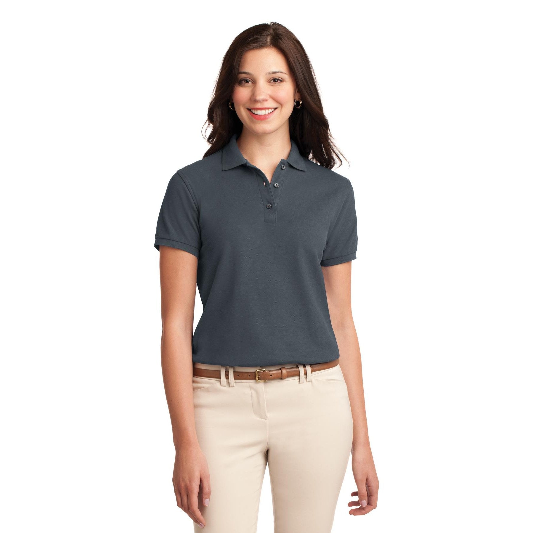 Port Authority-Port Authority® Women's Silk Touch™ Polo. L500 1/2-MedTech-25