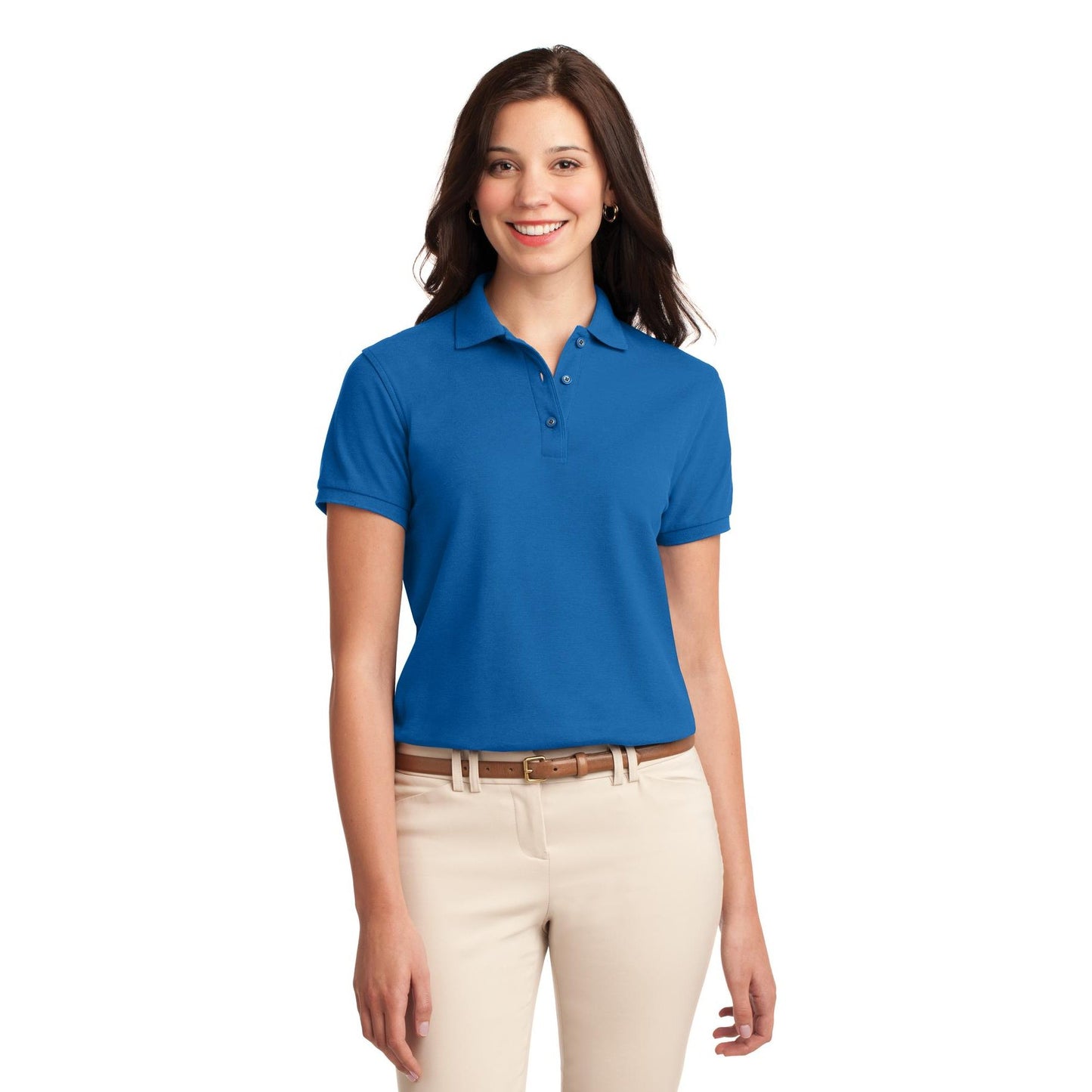 Port Authority-Port Authority® Women's Silk Touch™ Polo. L500 2/2-MedTech-2