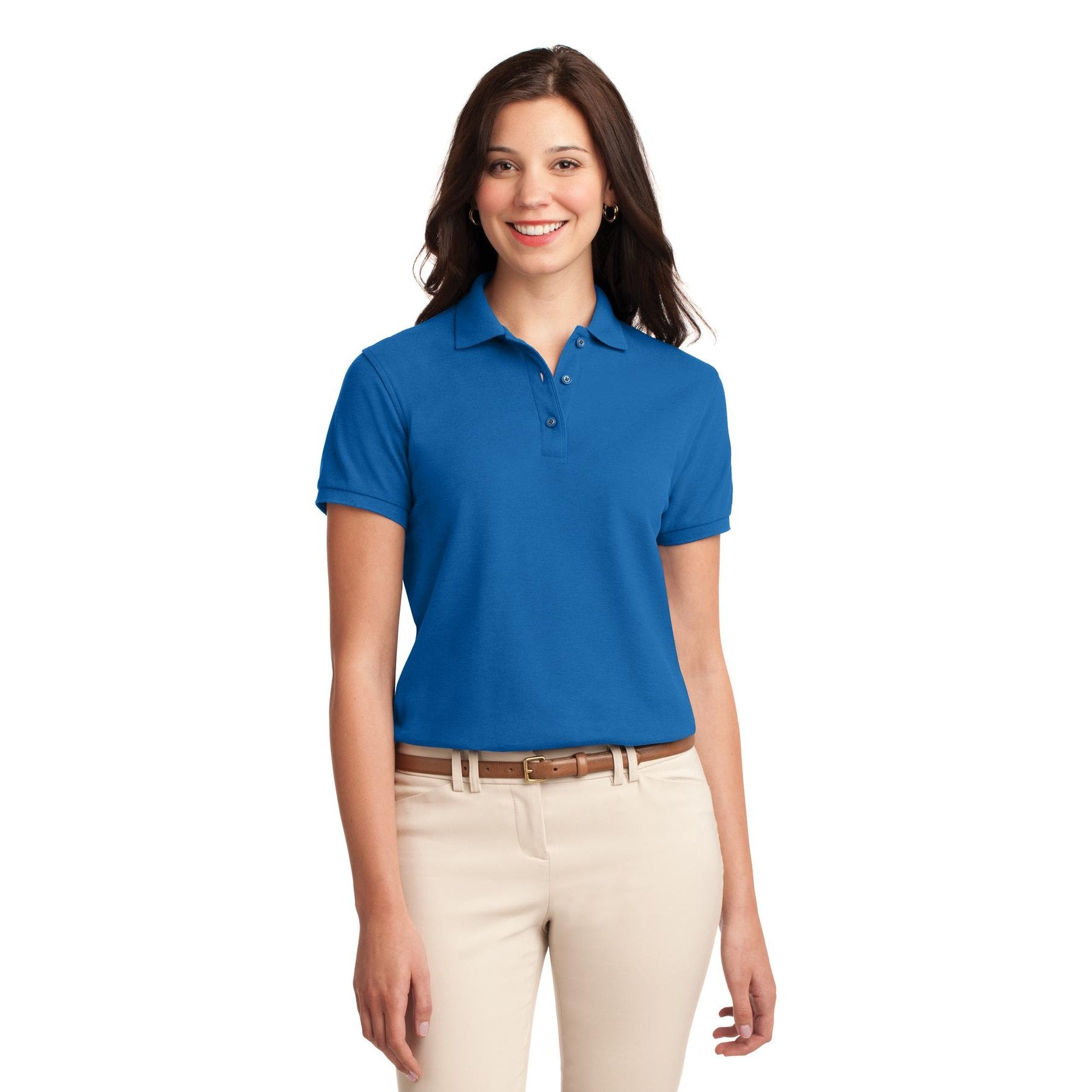 Port Authority-Port Authority® Women's Silk Touch™ Polo. L500 2/2-MedTech-2