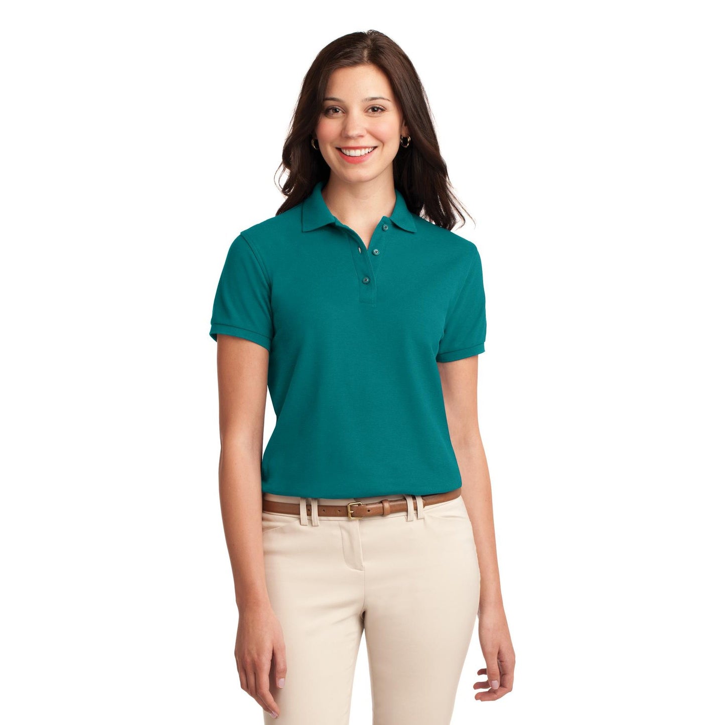 Port Authority-Port Authority® Women's Silk Touch™ Polo. L500 2/2-MedTech-4