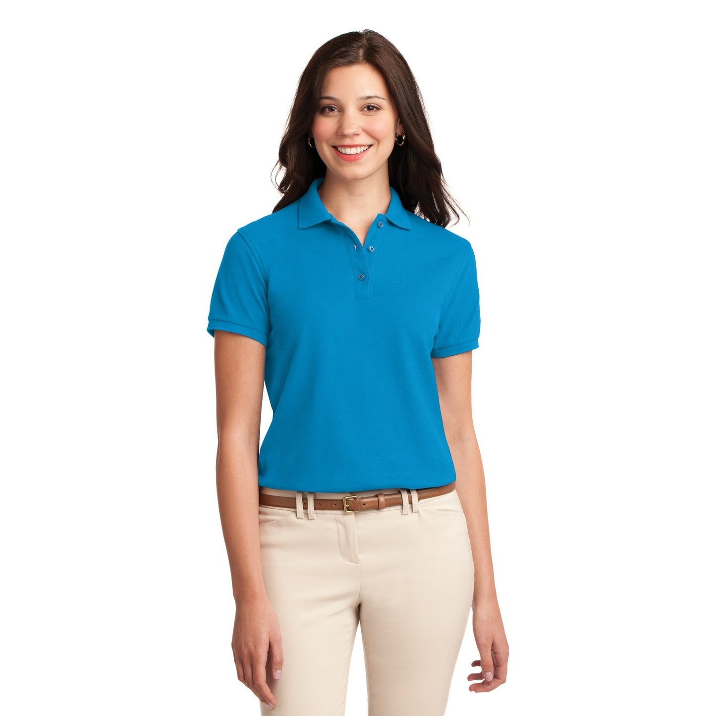 Port Authority-Port Authority® Women's Silk Touch™ Polo. L500 2/2-MedTech-7
