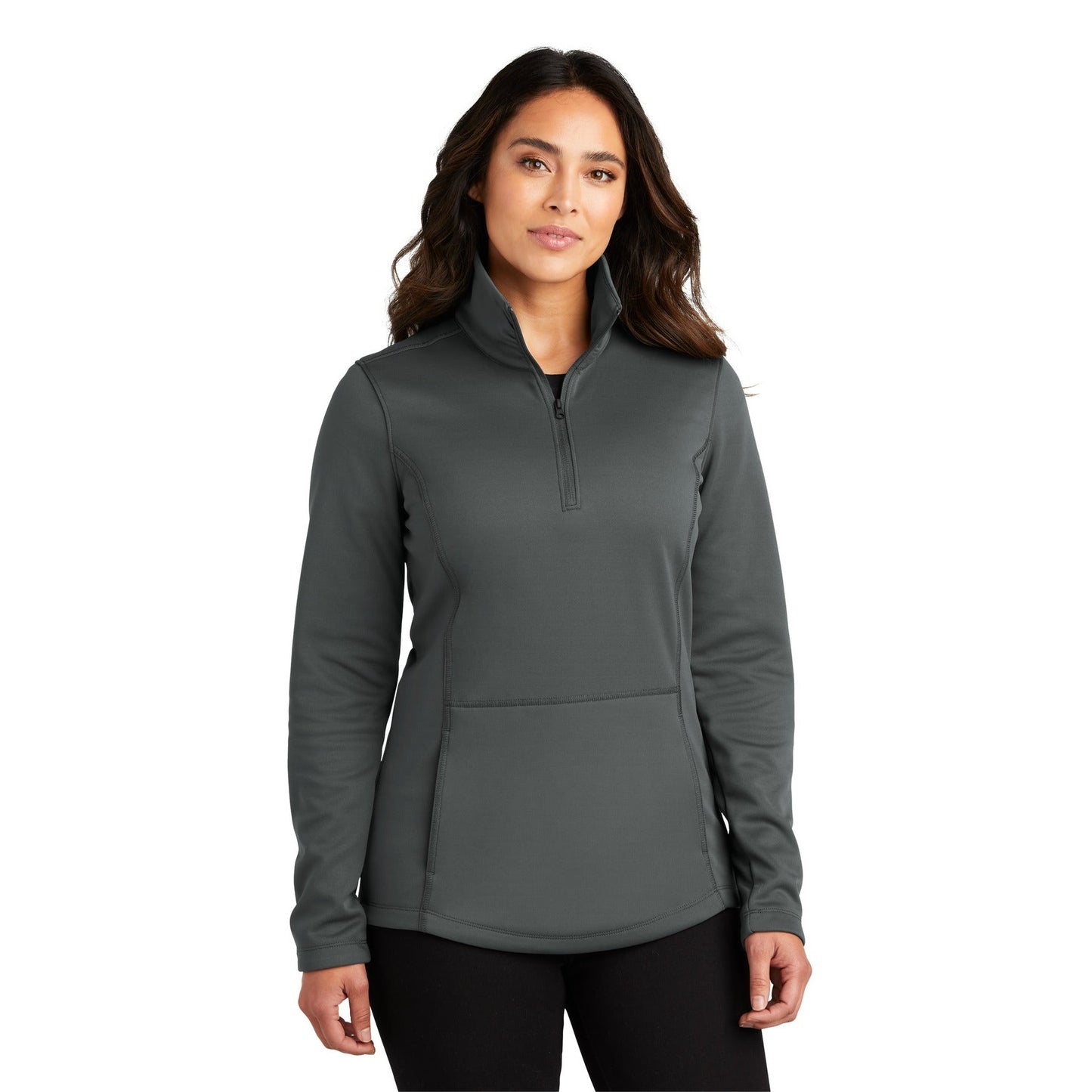 Port Authority-Port Authority® Women's Smooth Fleece 1/4-Zip L804-MedTech-2