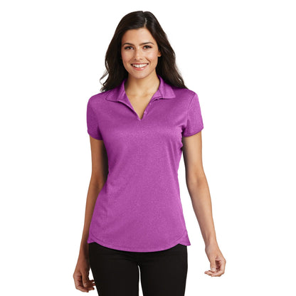 Port Authority-Port Authority® Women's Trace Heather Polo. L576-MedTech-1