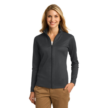 Port Authority-Port Authority® Women's Vertical Texture Full-Zip Jacket. L805-MedTech-2