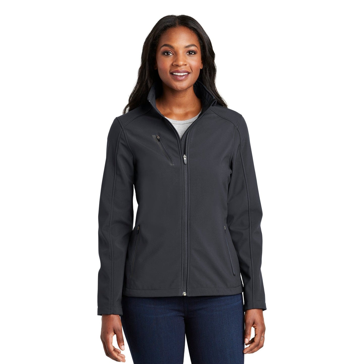 Port Authority-Port Authority® Women's Welded Soft Shell Jacket. L324-MedTech-1