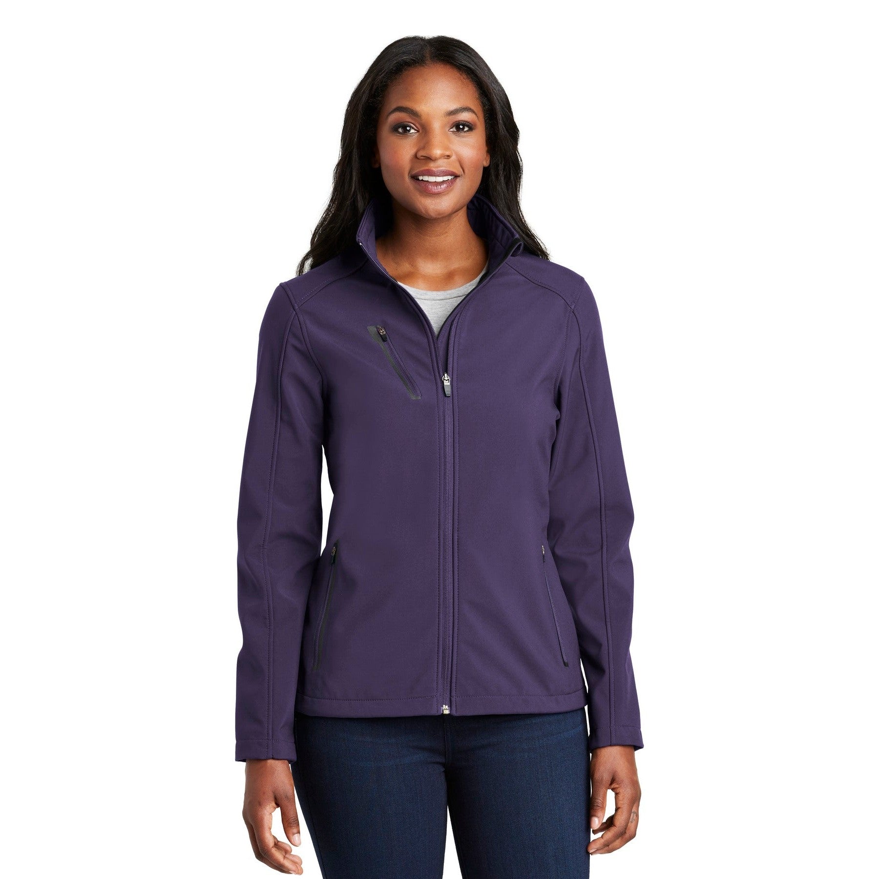 Port Authority-Port Authority® Women's Welded Soft Shell Jacket. L324-MedTech-5