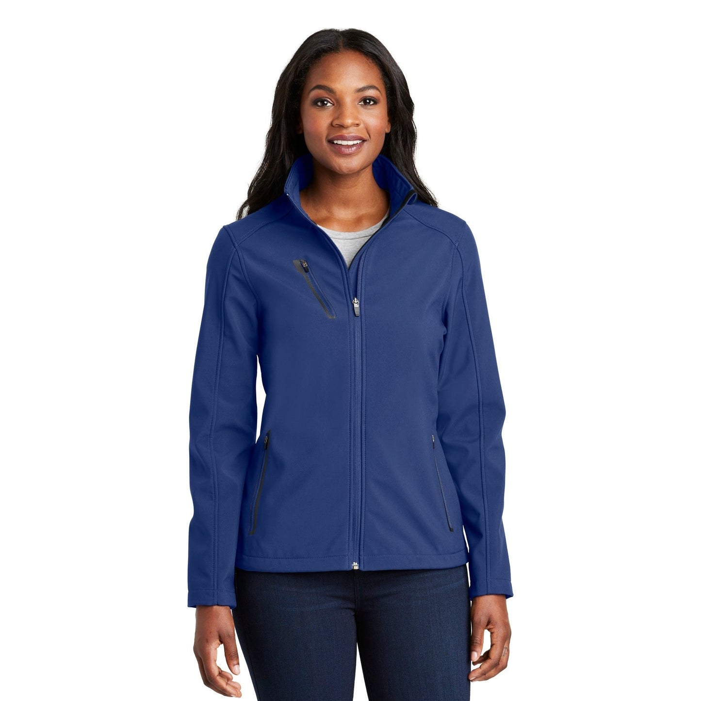 Port Authority-Port Authority® Women's Welded Soft Shell Jacket. L324-MedTech-4