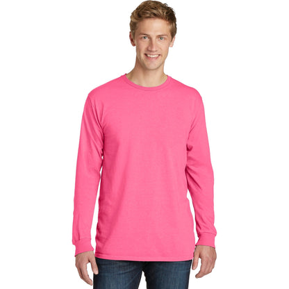 Port & Company-Port & Company® Beach Wash® Garment-Dyed Long Sleeve Tee PC099LS-MedTech-17
