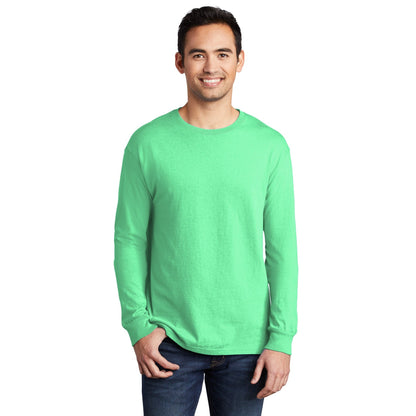 Port & Company-Port & Company® Beach Wash® Garment-Dyed Long Sleeve Tee PC099LS-MedTech-12