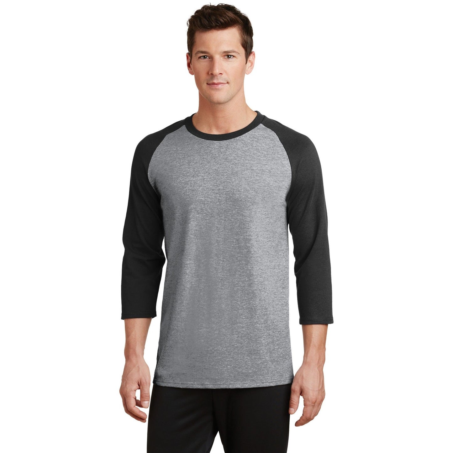 Port & Company-Port & Company® Core Blend 3/4-Sleeve Raglan Tee. PC55RS-MedTech-1