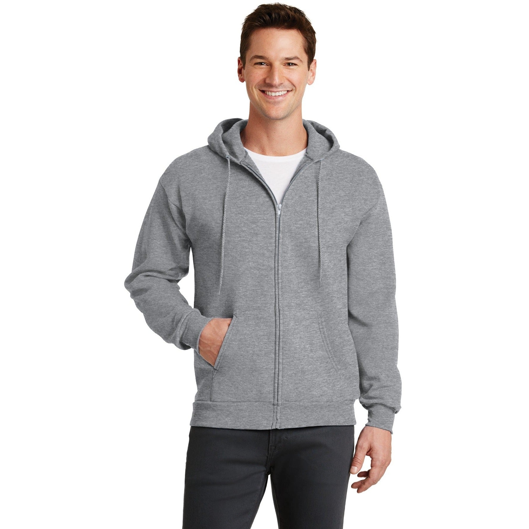 Port & Company-Port & Company® - Core Fleece Full-Zip Hooded Sweatshirt. PC78ZH-MedTech-2
