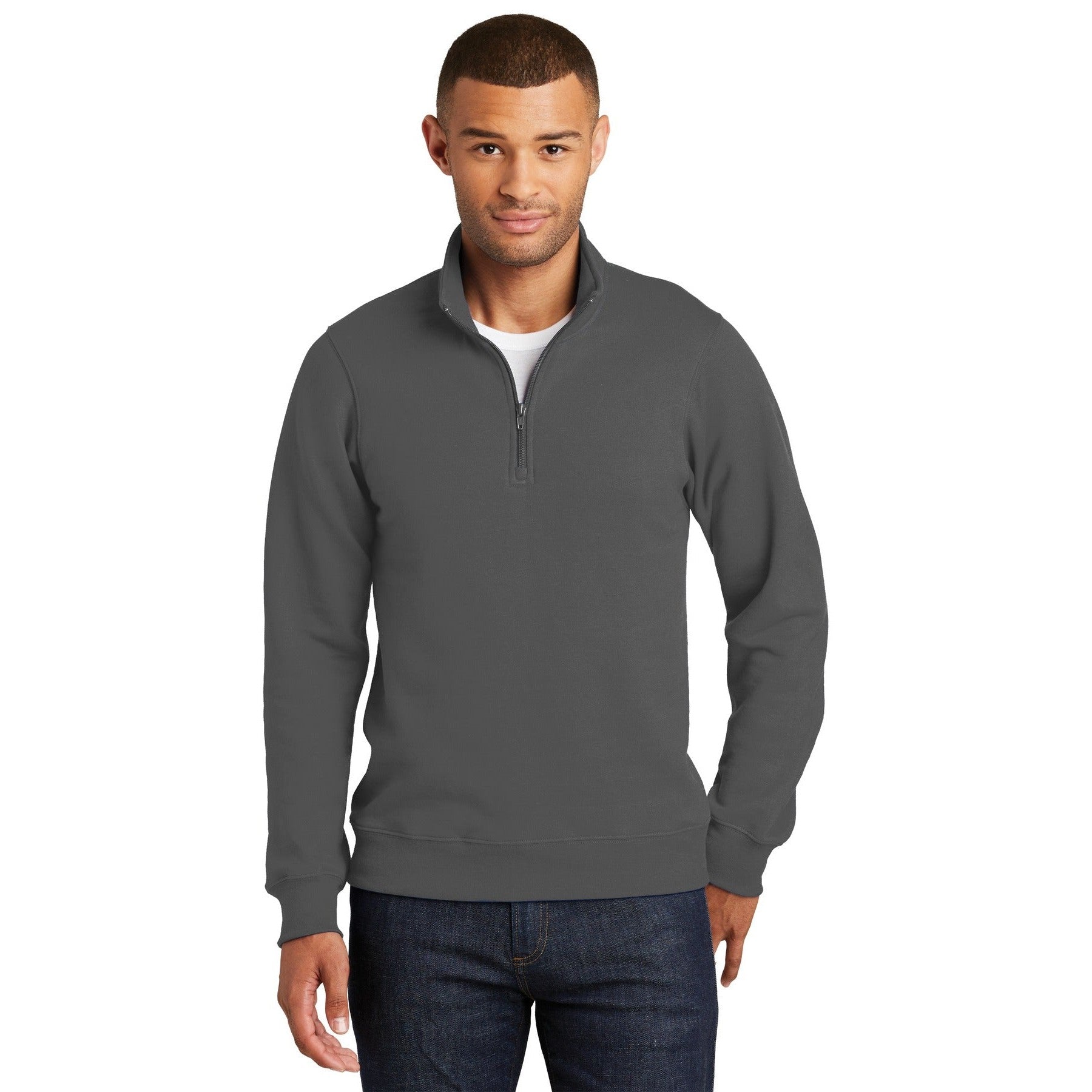 Port & Company-Port & Company® Fan Favorite Fleece 1/4-Zip Pullover Sweatshirt. PC850Q-MedTech-3