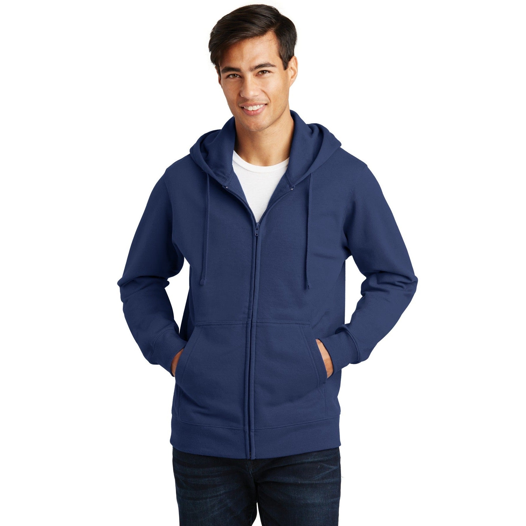 Port & Company-Port & Company® Fan Favorite Fleece Full-Zip Hooded Sweatshirt. PC850ZH-MedTech-8