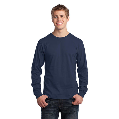 Port & Company-Port & Company® - Long Sleeve Core Cotton Tee. PC54LS-MedTech-14