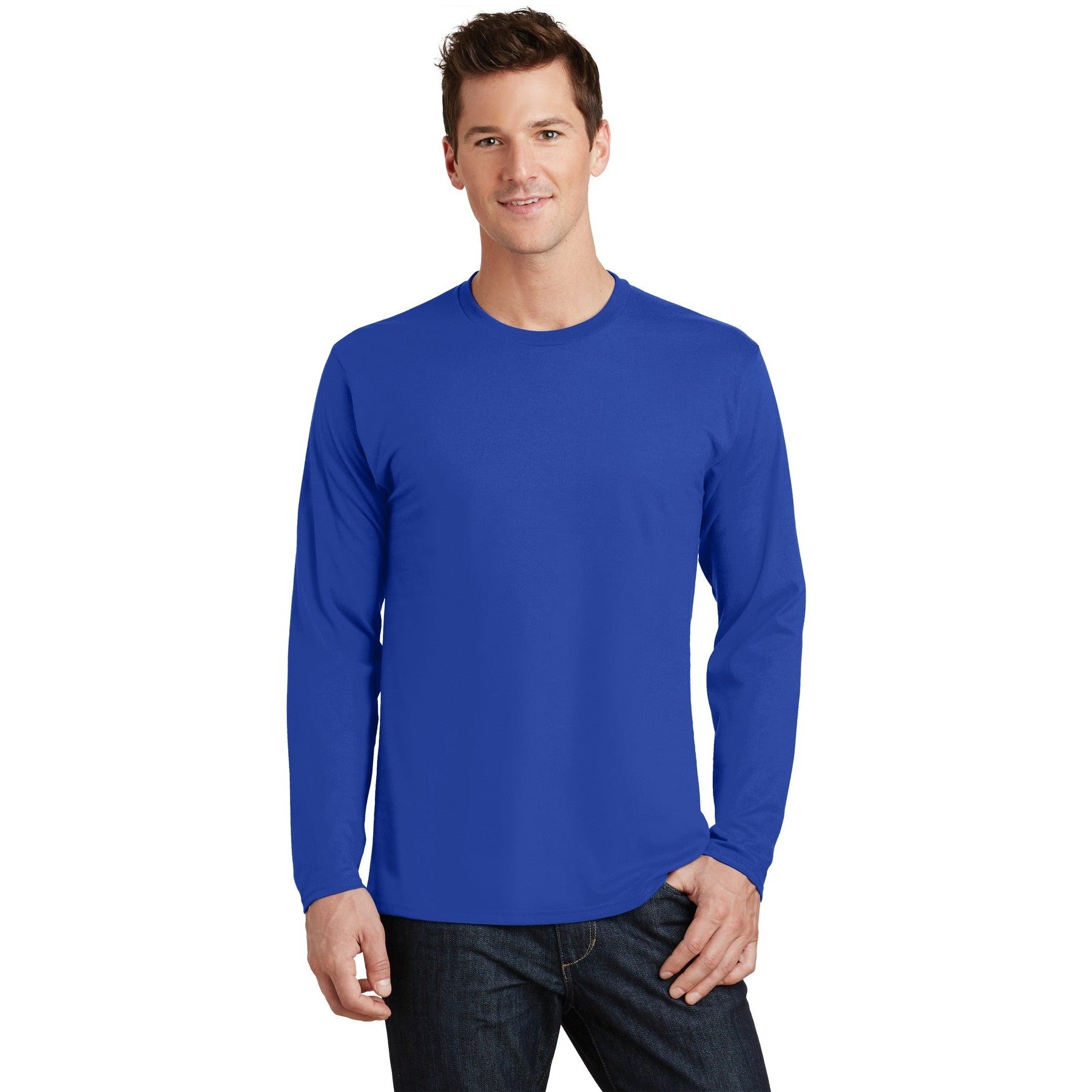 Port & Company-Port & Company® Long Sleeve Fan Favorite Tee. PC450LS-MedTech-16