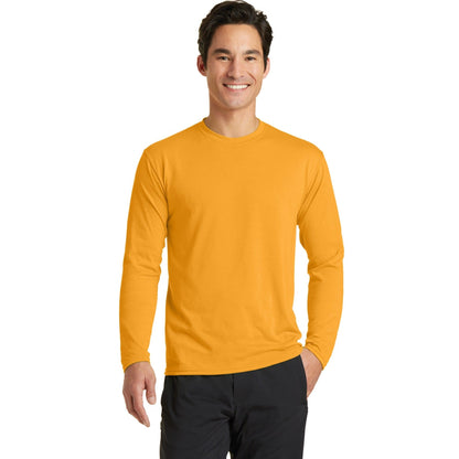 Port & Company-Port & Company® Long Sleeve Performance Blend Tee. PC381LS-MedTech-6