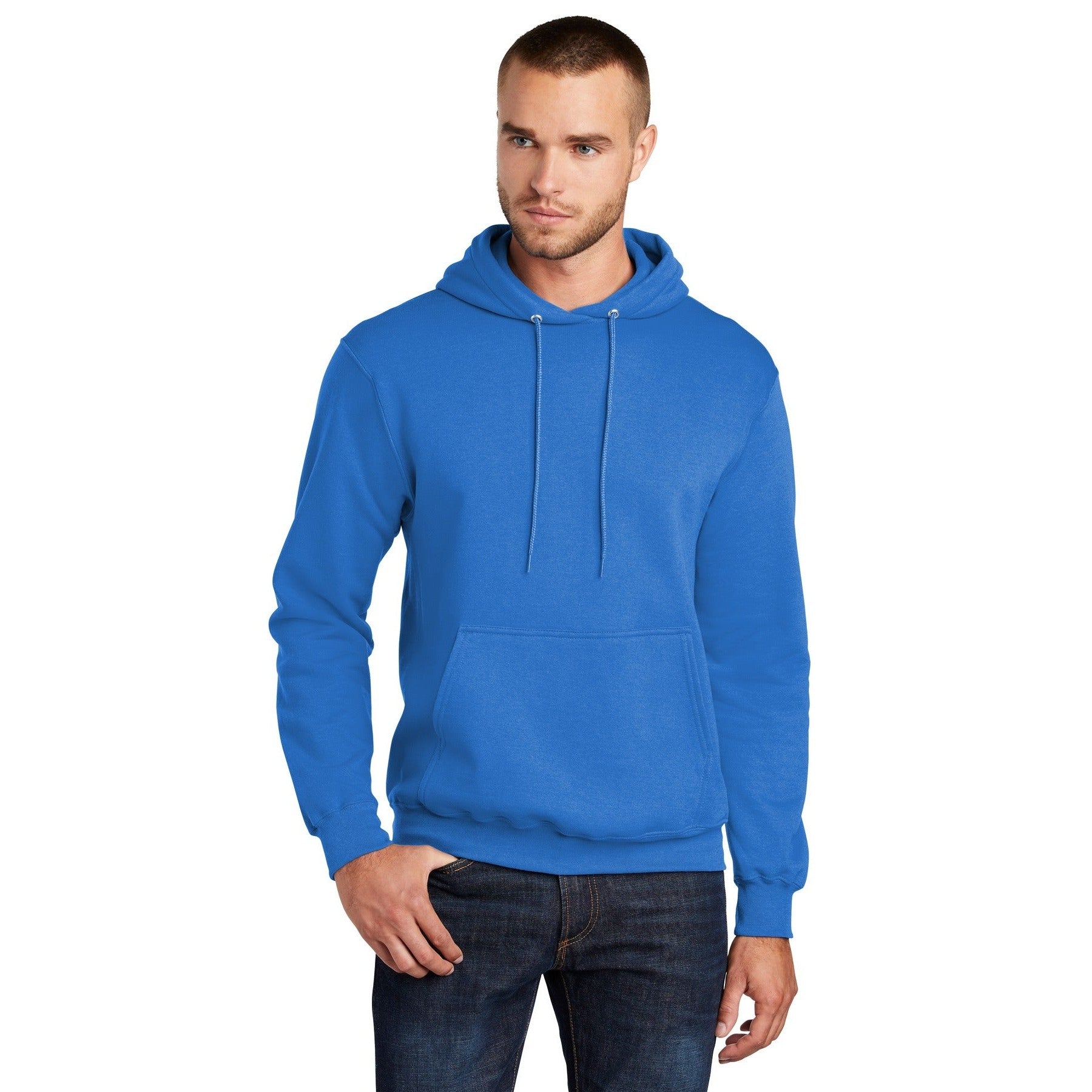 Port & Company-Port & Company ® Tall Core Fleece Pullover Hooded Sweatshirt PC78HT-MedTech-9