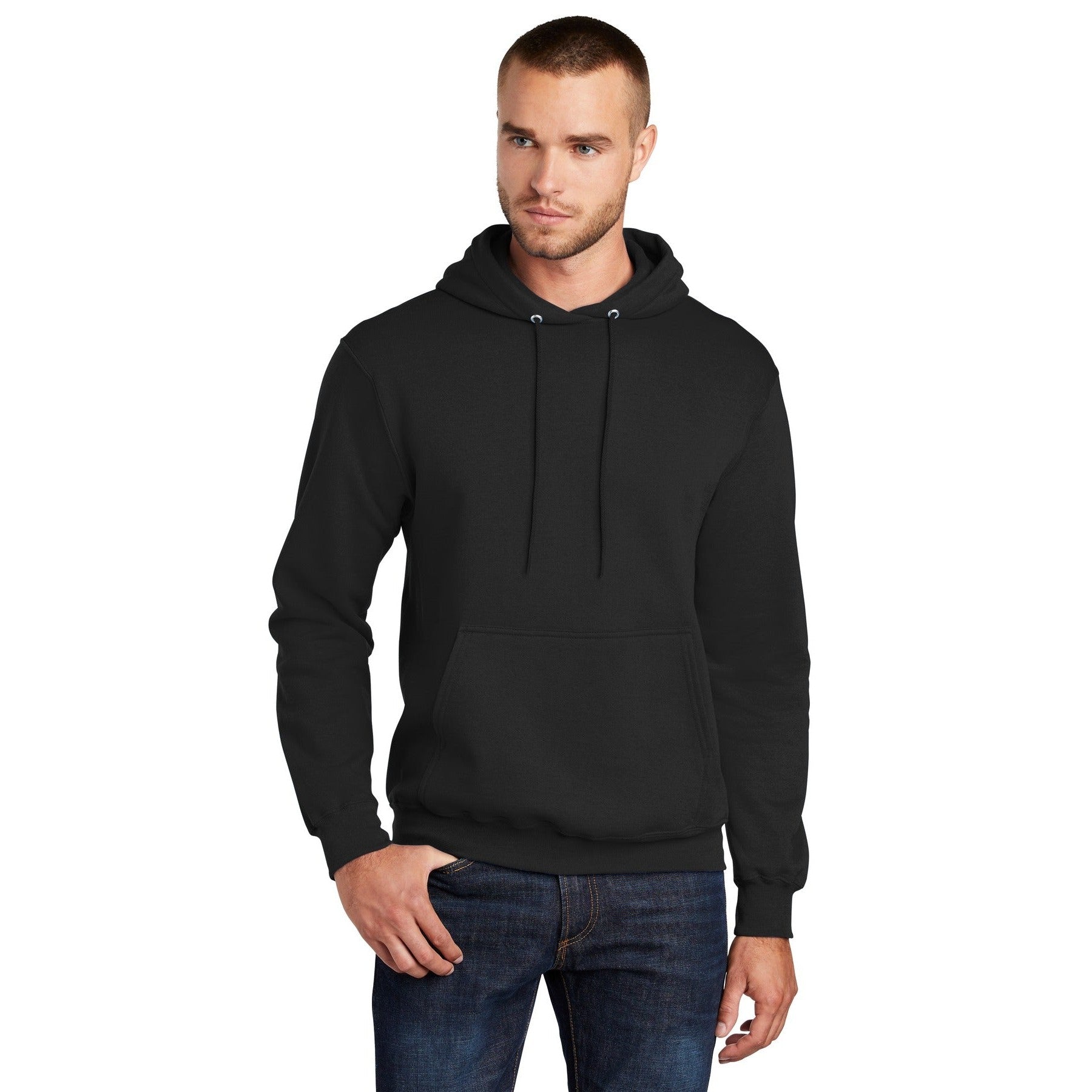 Port & Company-Port & Company ® Tall Core Fleece Pullover Hooded Sweatshirt PC78HT-MedTech-6