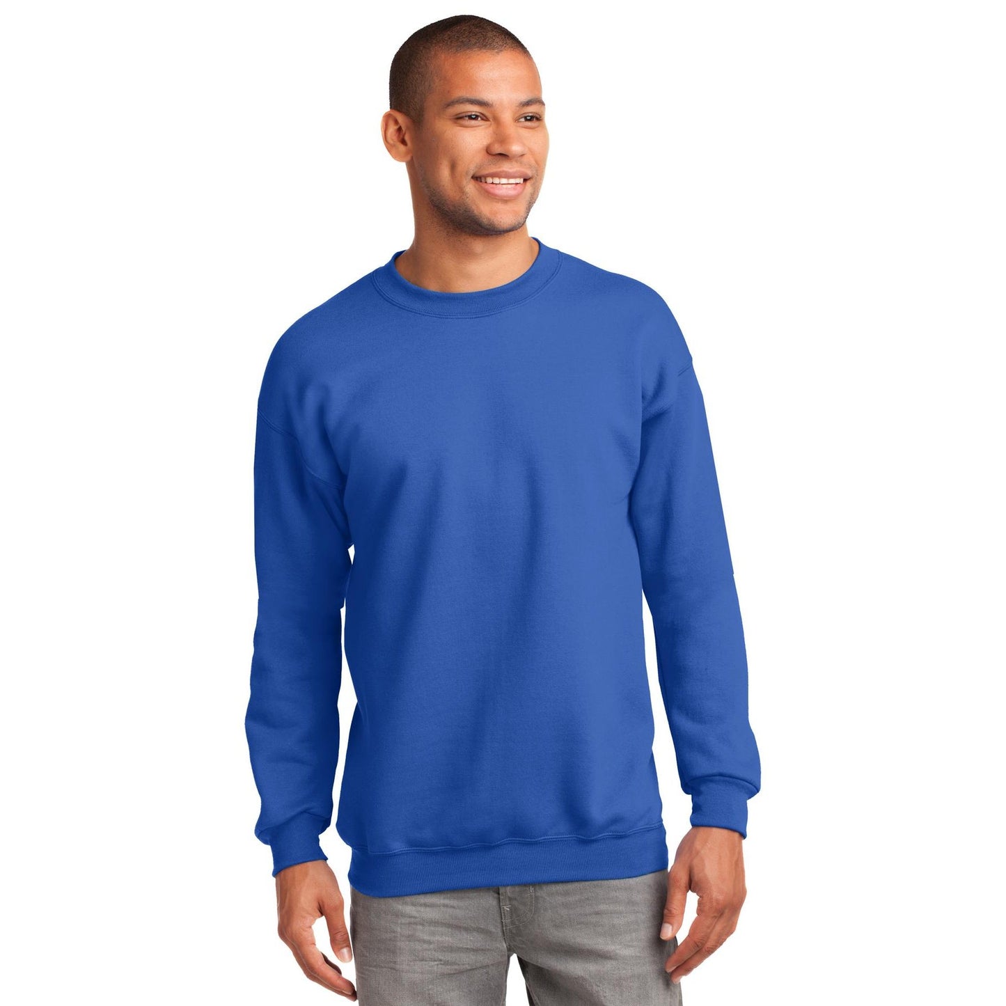 Port & Company-Port & Company® Tall Essential Fleece Crewneck Sweatshirt. PC90T-MedTech-9
