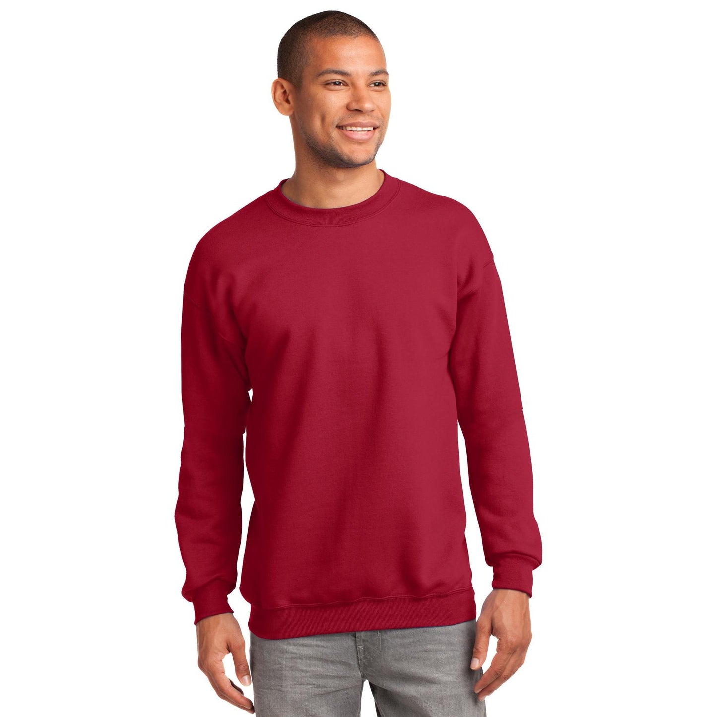 Port & Company-Port & Company® Tall Essential Fleece Crewneck Sweatshirt. PC90T-MedTech-8