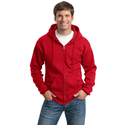 Port & Company-Port & Company® Tall Essential Fleece Full-Zip Hooded Sweatshirt. PC90ZHT-MedTech-6
