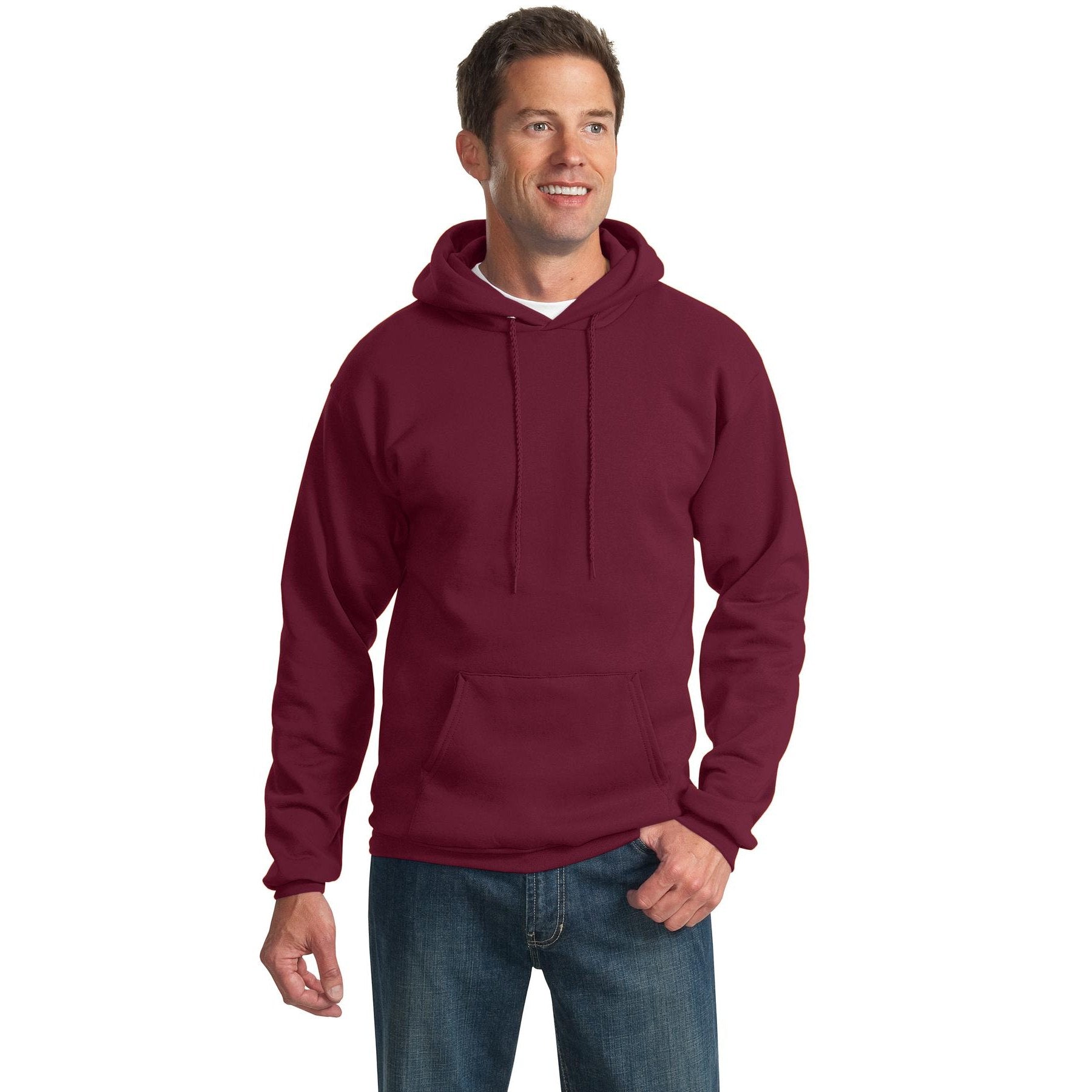 Port & Company-Port & Company® Tall Essential Fleece Pullover Hooded Sweatshirt. PC90HT-MedTech-3