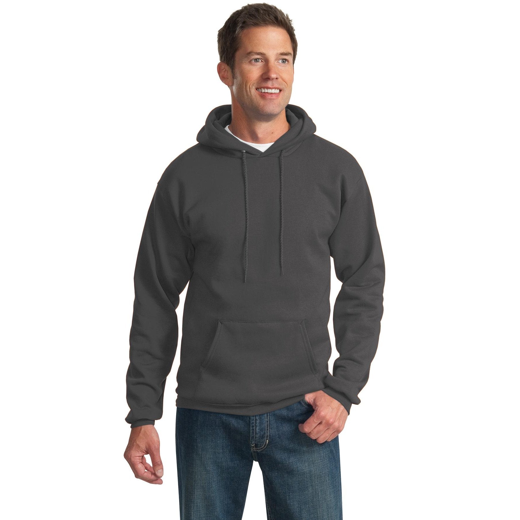 Port & Company-Port & Company® Tall Essential Fleece Pullover Hooded Sweatshirt. PC90HT-MedTech-4