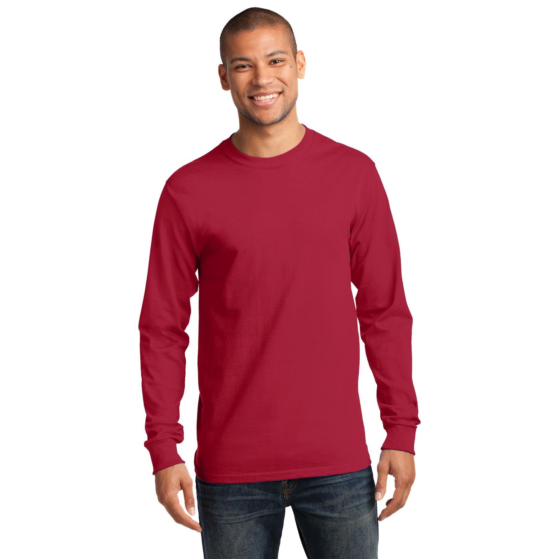 Port & Company-Port & Company® - Tall Long Sleeve Essential Tee. PC61LST-MedTech-13