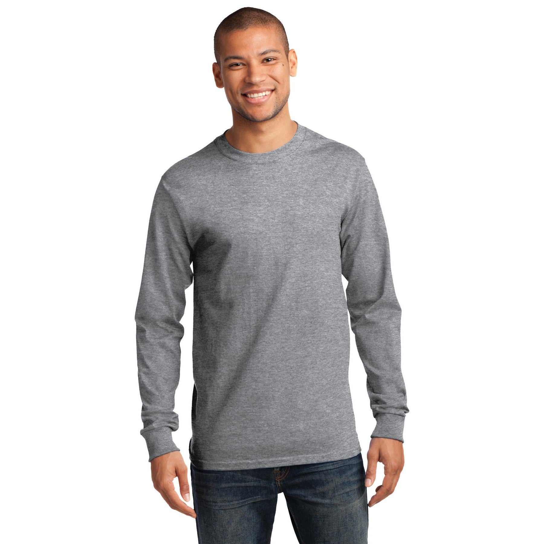 Port & Company-Port & Company® - Tall Long Sleeve Essential Tee. PC61LST-MedTech-2
