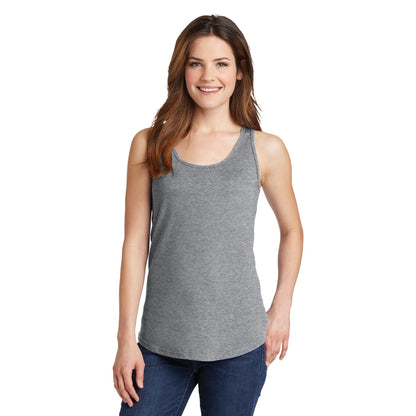 Port & Company-Port & Company® Women's Core Cotton Tank Top. LPC54TT-MedTech-1