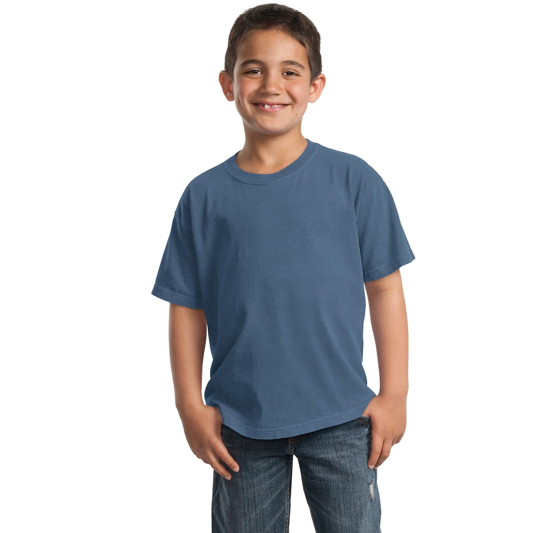 Port & Company-Port & Company® Youth Beach Wash® Garment-Dyed Tee. PC099Y-MedTech-7