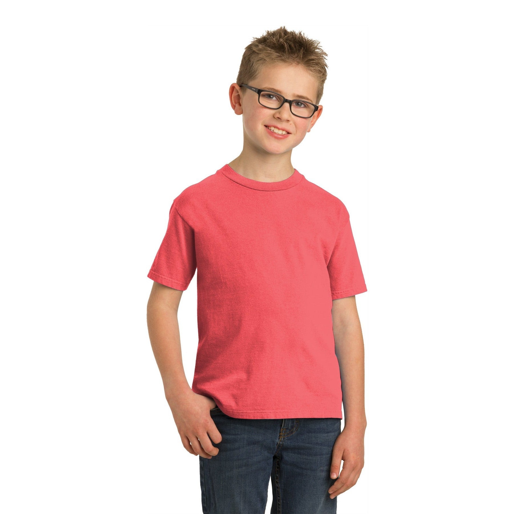 Port & Company-Port & Company® Youth Beach Wash® Garment-Dyed Tee. PC099Y-MedTech-8