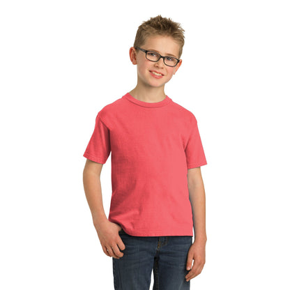 Port & Company-Port & Company® Youth Beach Wash® Garment-Dyed Tee. PC099Y-MedTech-8