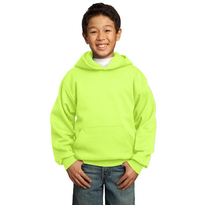 Port & Company-Port & Company® - Youth Core Fleece Pullover Hooded Sweatshirt. PC90YH-MedTech-20