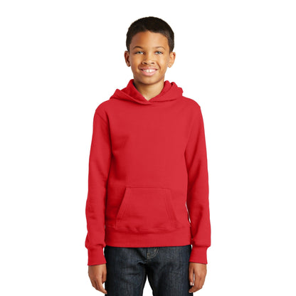 Port & Company-Port & Company® Youth Fan Favorite Fleece Pullover Hooded Sweatshirt. PC850YH-MedTech-2